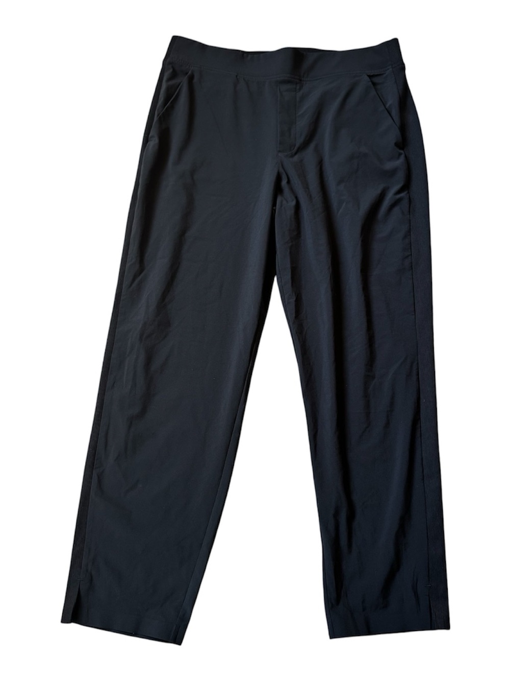 Brooklyn Mid Rise Ankle Pant Size 12 Black Travel